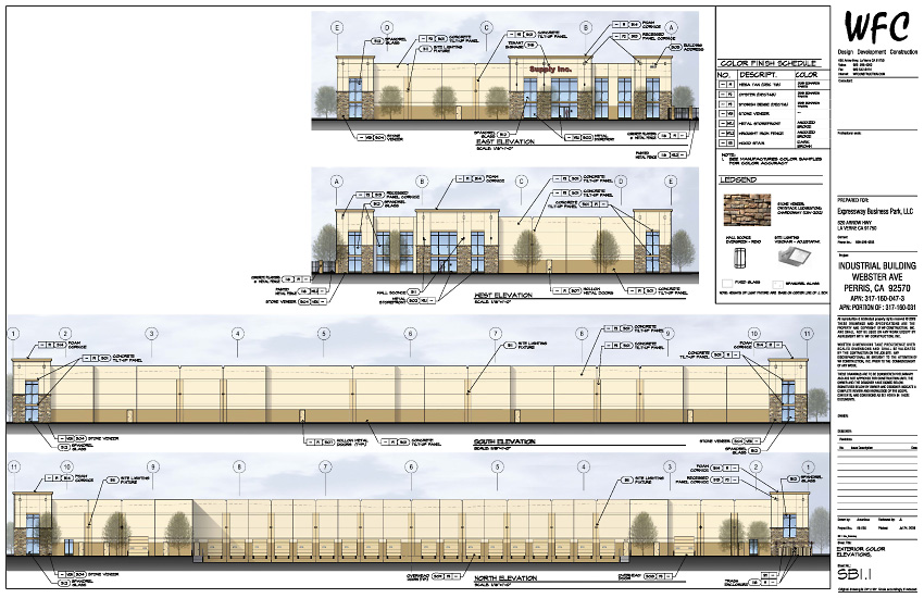 Webster Ave Industrial – CA Building – Concept