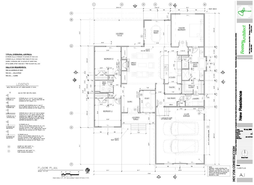 Mesa Ridge Concept – Durango, CO, FeeneyArchitect